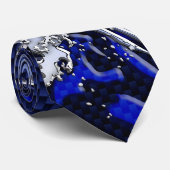De chroomvezelstijlen van de Great Hokusai Wave Stropdas (Opgerold)