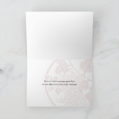 De chrysant dankt u kaardt bedankkaart (Binnen)