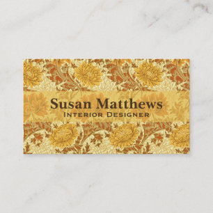 De Chrysanten van William Morris, het Goud van de Visitekaartje