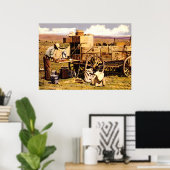 De Chuck-wagen Poster (Thuiskantoor)
