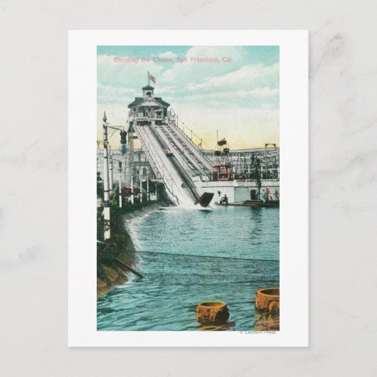 De Chutes afschieten Briefkaart (Voorkant)