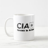 De CIA kruist in actie Koffiemok (Links)