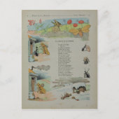 De Cicada en de Ant van de Fables Briefkaart (Voorkant)