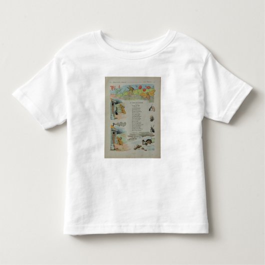 De Cicada en de Ant van de Fables Kinder Shirts (Voorkant)