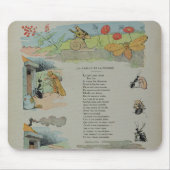 De Cicada en de Ant van de Fables Muismat (Voorkant)