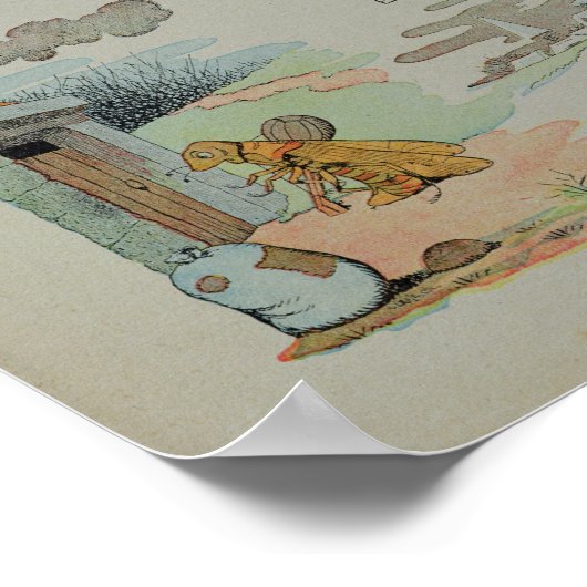 De Cicada en de Ant van de Fables Poster (Hoek)