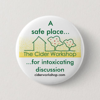 De cider Workshop Button Badge