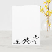 De Cijfers van de Stok van Triathlon Kaart (Gele Bloem)