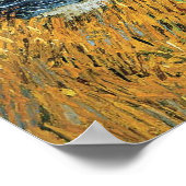De cipressen van Van Gogh Poster (Hoek)