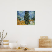 De cipressen van Van Gogh Poster (Keuken)