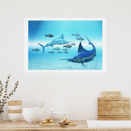 DE CIRCLE-AFDRUKKING POSTER (Keuken)