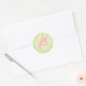 De Circle Game Ishihara Test Ronde Sticker (Envelop)