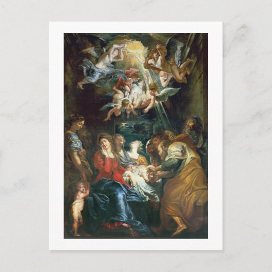 De circulaire, c.1605 (olie op canvas) briefkaart (Voorkant)