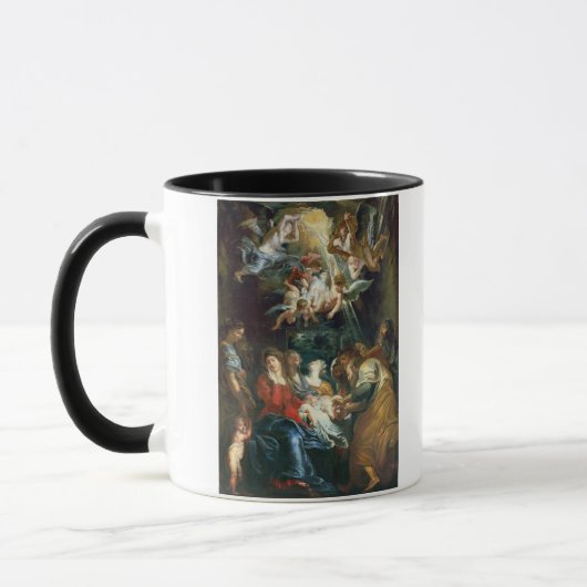 De circulaire, c.1605 (olie op canvas) mok (Links)