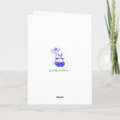 De Circus Birthday Kaart (Achterkant)