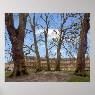 De Circus, de stad Bath. Poster