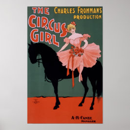 De Circus Girl Vintage Poster