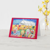 De Circus-Kaart Kaart (Gele Bloem)