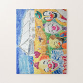 De Circus komt naar de stad Jigzaag Puzzle Legpuzzel (Verticaal)