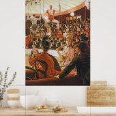 De Circus Lover, door James Tissot Poster (Keuken)