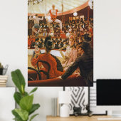 De Circus Lover, door James Tissot Poster (Thuiskantoor)