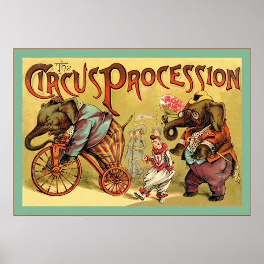 De Circus Processie ~  Circus Poster (Voorkant)