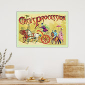De Circus Processie ~  Circus Poster (Keuken)