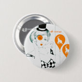 De Circus Ronde Button 5,7 Cm (Voorkant /achterkant)