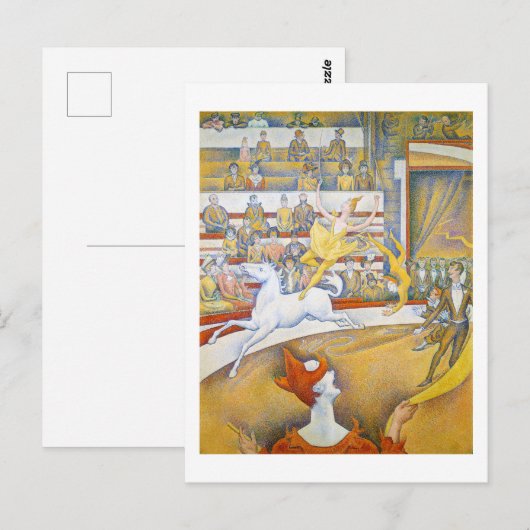 De Circus, Seurat Briefkaart (Voorkant / Achterkant)