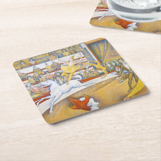 De Circus, Seurat Kartonnen Onderzetters (Schuin)