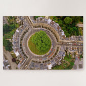 De Circus, uit de lucht, Bath. Engeland. Legpuzzel (Horizontaal)
