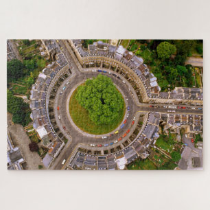 De Circus, uit de lucht, Bath. Engeland. Legpuzzel