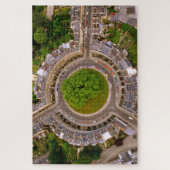 De Circus, uit de lucht, Bath. Engeland. Legpuzzel (Verticaal)
