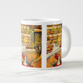 De Circus van Georges Seurat,  Kunst Grote Koffiekop (Voorkant rechts)