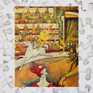 De Circus van Georges Seurat,  Kunst Legpuzzel