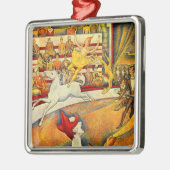De Circus van Georges Seurat,  Kunst Metalen Ornament (Links)