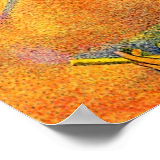 De Circus van Georges Seurat,  Kunst Poster (Hoek)