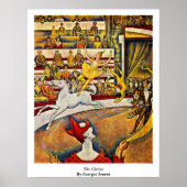De Circus van Georges Seurat Poster (Voorkant)