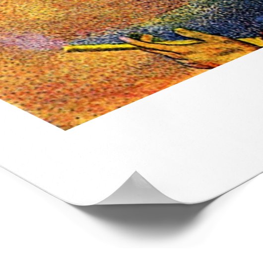 De Circus van Georges Seurat Poster (Hoek)