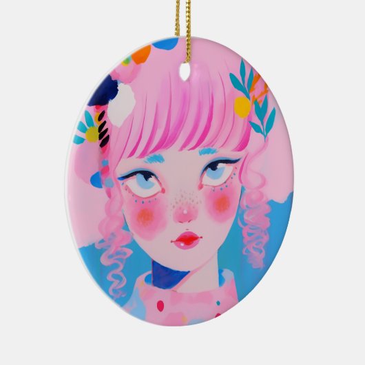 De circusclown keramisch ornament (Rechts)