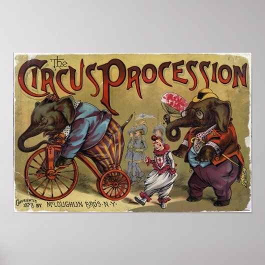 De circusprocedure poster (Voorkant)