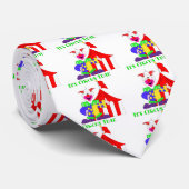 De circustijd stropdas (Opgerold)