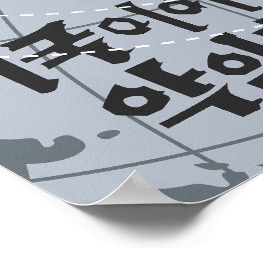 De cirkel poster (Hoek)