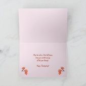 De Cirkel van de Boom van de Herfst van de Feestdagen Kaart (Binnen)