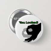 De cirkel van de dood ... Ja, oude school. Ronde Button 5,7 Cm (Voorkant /achterkant)