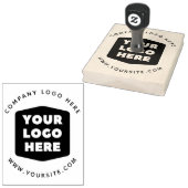 De cirkel van de douane Uw Logo van het Bedrijf Rubberstempel (Gestempeld)