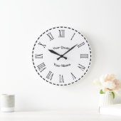 De Cirkel van het streepje met het uitstralen van  Grote Klok (Huis)