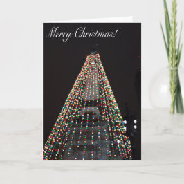 De Cirkel van Indianapolis van de Kerstkaart van Feestdagen Kaart