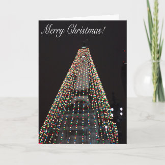 De Cirkel van Indianapolis van de Kerstkaart van Feestdagen Kaart