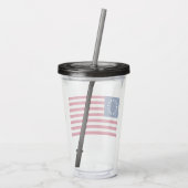 De cirkel van sterren, Amerikaanse vlag - Betsy Ro Acryl Drinkbeker (Achterkant)